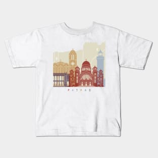 Patras skyline poster Kids T-Shirt